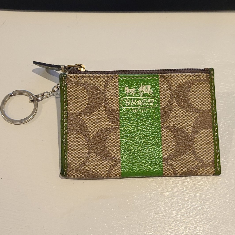 Coach keychain wallet